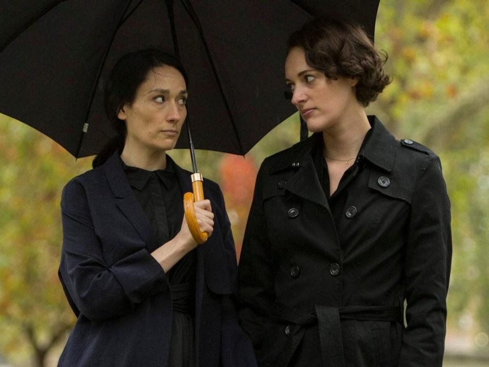 Sian Clifford and Phoebe Waller-Bridge in ‘Fleabag’, a BBC and Amazon Studios co-production (BBC)