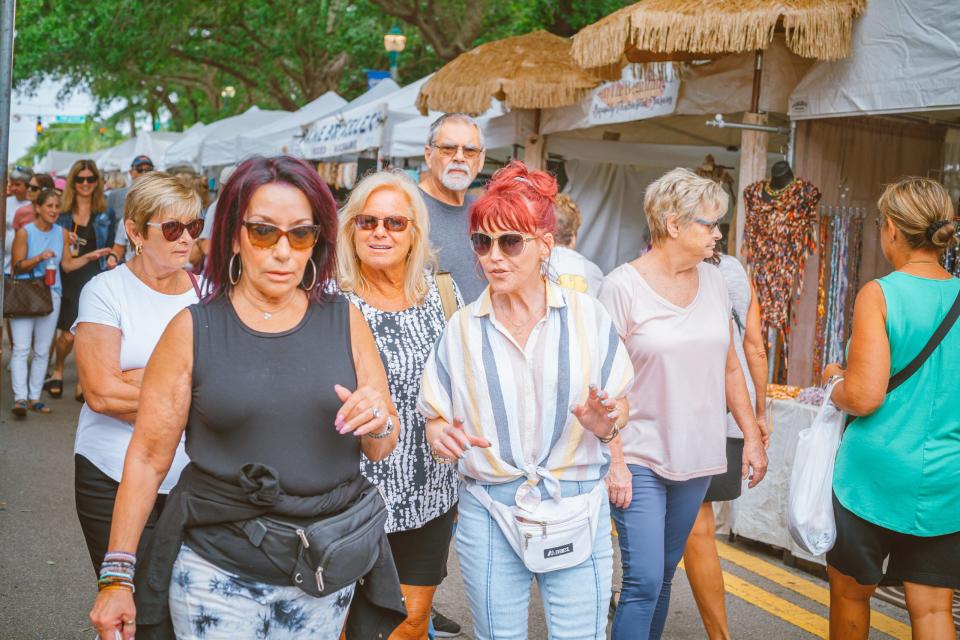 The 61st Annual Delray Affair will be held along 10 blocks of Atlantic Avenue this Friday, April 14, Saturday, April 15 and Sunday, April 16.