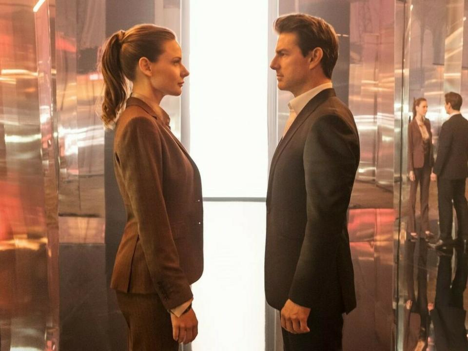 "Mission: Impossible - Fallout": Kann Ethan Hunt (Tom Cruise) Ilsa Faust (Rebecca Ferguson) vertrauen? (Bild: Chiabella James 2018 Paramount Pictures)