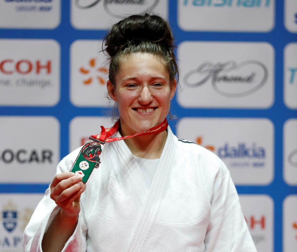 Powell captured World Championship bronze in Hungary in 2017