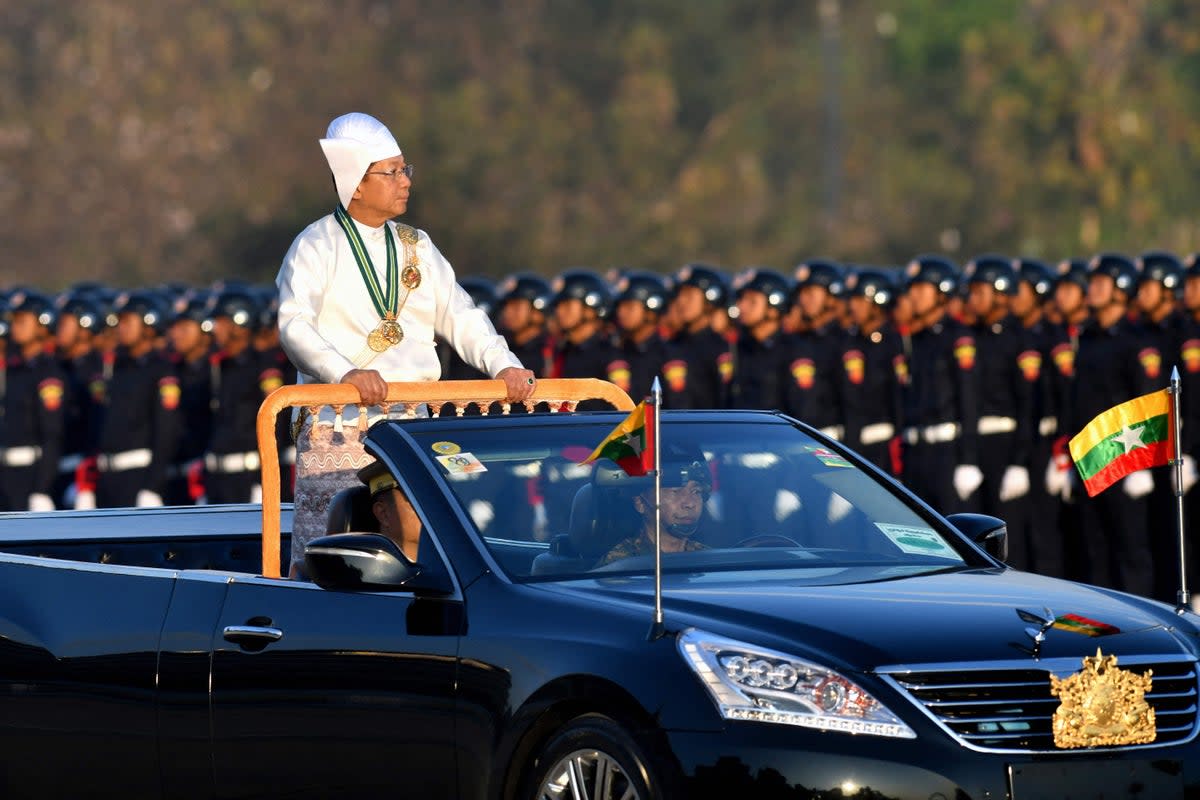 Myanmar's military chief Min Aung Hlaing (AFP via Getty Images)