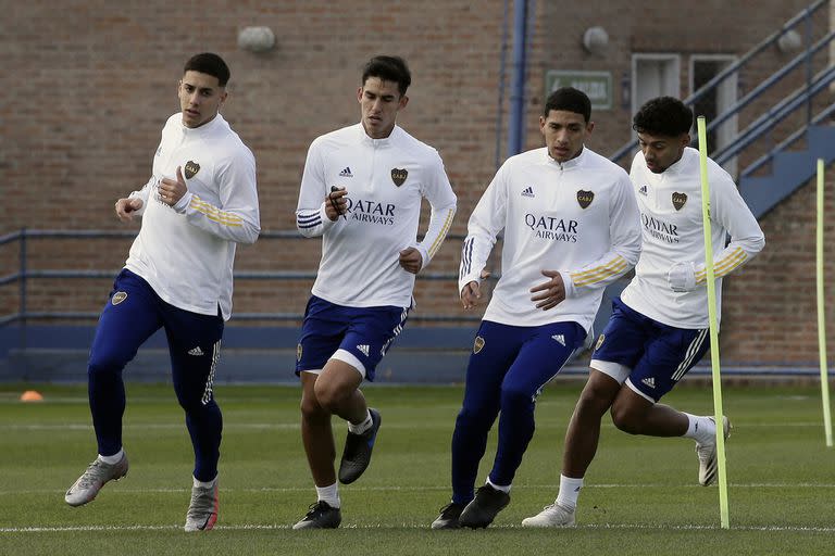 Entrenamiento de Boca Juniors - 
18 de junio de 2021 - 
Complejo Pedro Pompilio - 
