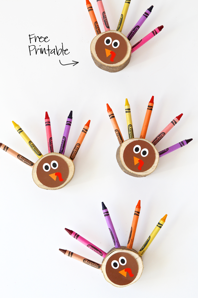 Crayon Turkeys