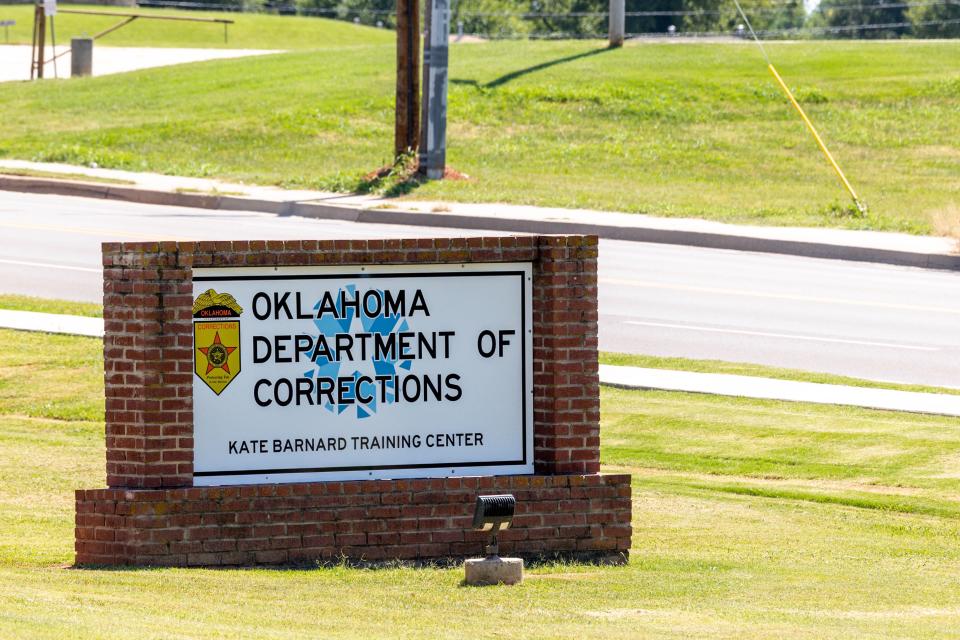 The Oklahoma Department of Corrections administrations office is pictured in 2023 in Oklahoma City.