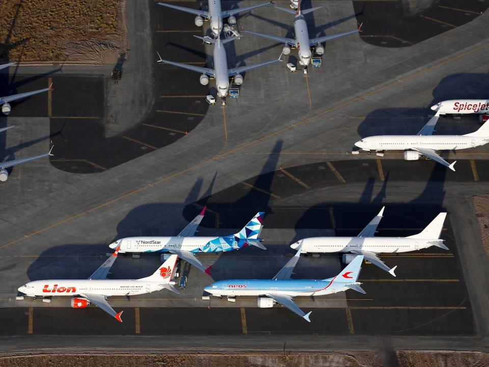 Boeing 737 MAX jets, including Lion Air.