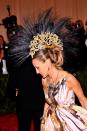 <p>Her 2013 Met Gala getup was perhaps more ‘parrot’ than ‘Punk’ but nonetheless stunned. </p>