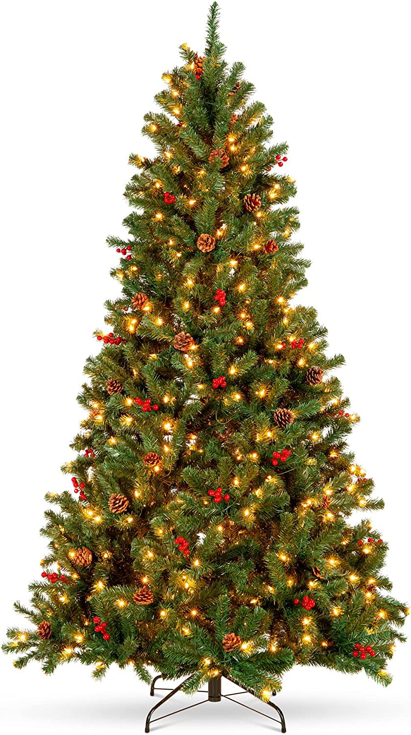 best fake christmas tree best choice products pre decorated