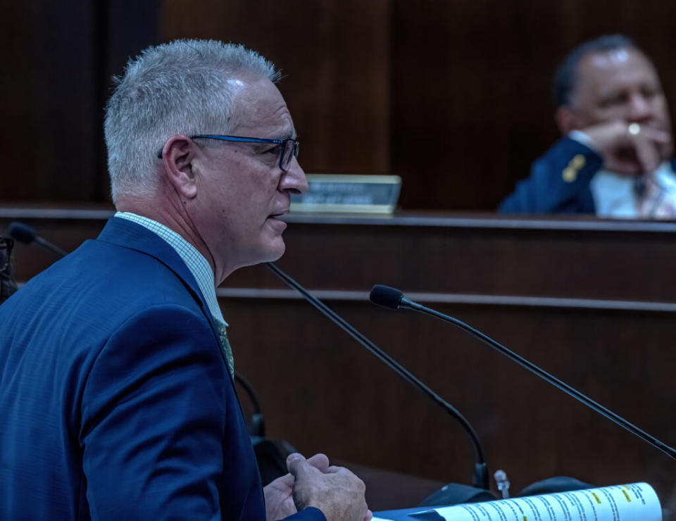 Frank Strada, commissioner of the Tennessee Department of Correction: "Very comfortable" with private prison contract CoreCivic. (Photo: John Partipilo)