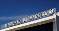 An image of Cristiano Ronaldo is seen after the ceremony to rename Funchal airport as Cristiano Ronaldo Airport in Funchal, Portugal March 29, 2017. REUTERS/Rafael Marchante