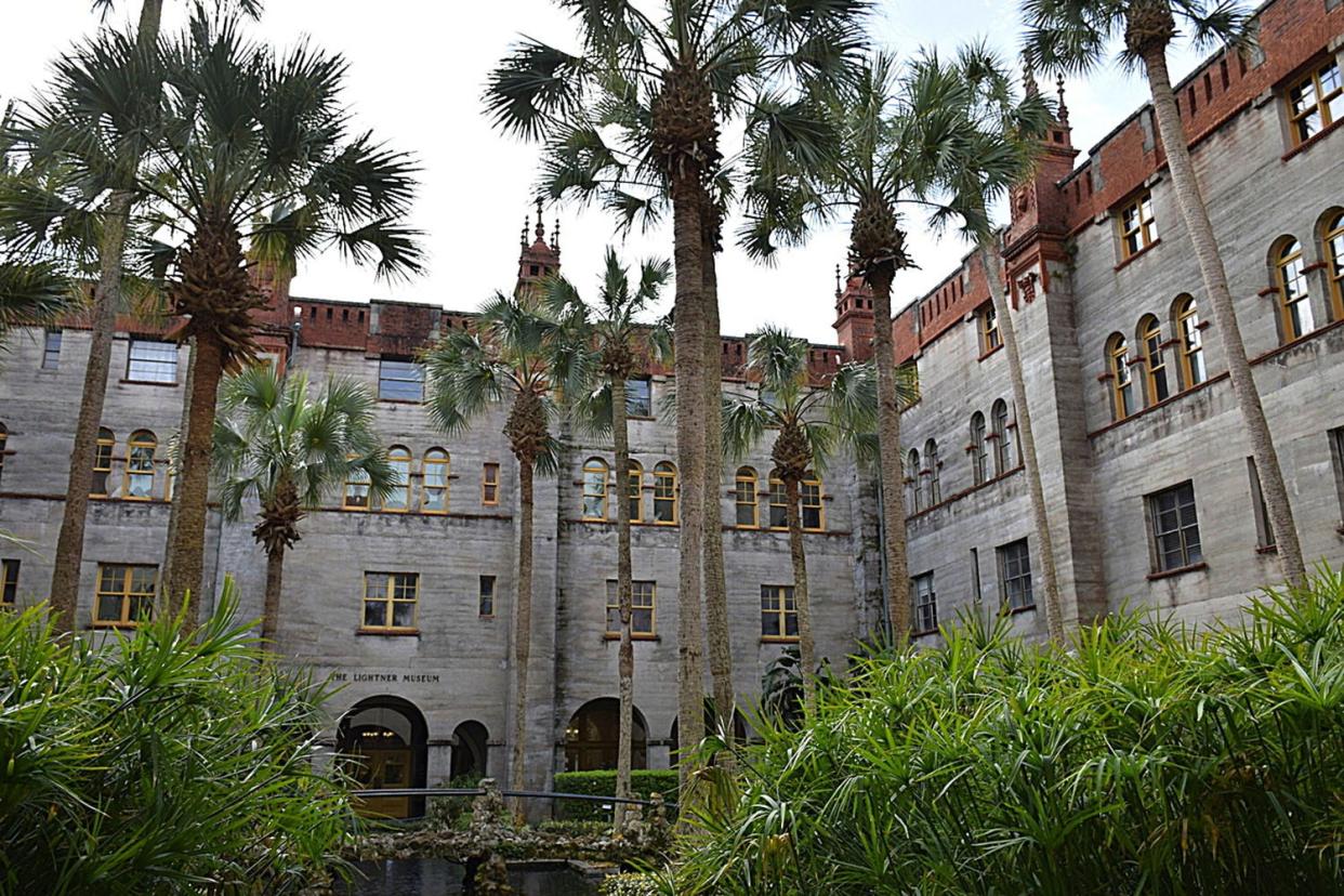 The front of the Lightner Museum in St. Augustine.