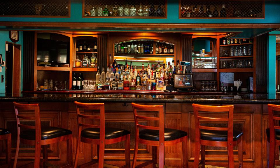 The bar in The Prawnbroker. The Fort Myers restaurant is celebrating 40 years in business. 