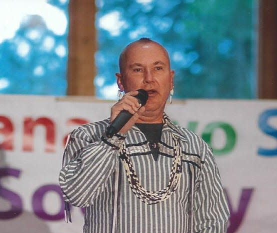 Hudson Tibbetts (pictured) is Two-Spirit and is of Eastern Cherokee and Nanticoke descent.