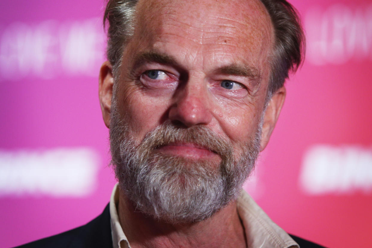 SYDNEY, AUSTRALIA - DECEMBER 09: Hugo Weaving attends the LOVE ME World Premiere at State Theatre on December 09, 2021 in Sydney, Australia. (Photo by Lisa Maree Williams/Getty Images)