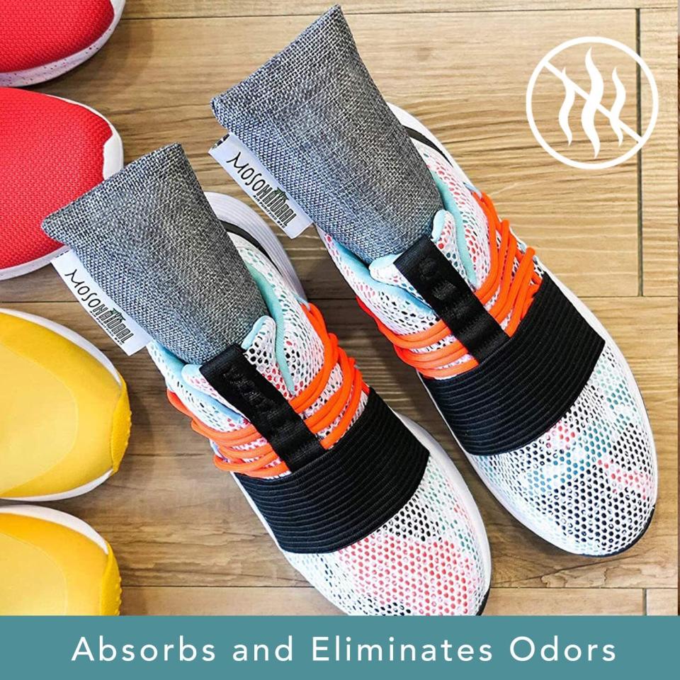 Keep these in the mudroom and make a house rule that your kid with the stinkiest feet puts in their shoes as soon as they kick 'em off. It may even make those shoes last longer!<br /><br /><strong><a href="https://www.amazon.com/gp/product/B0099K6OVQ?&amp;linkCode=ll1&amp;tag=huffpost-bfsyndication-20&amp;linkId=89ca2a37c7c8fa411bb8359f6806ce24&amp;language=en_US&amp;ref_=as_li_ss_tl" target="_blank" rel="noopener noreferrer">Get a pair from Amazon for $9.95.</a></strong>