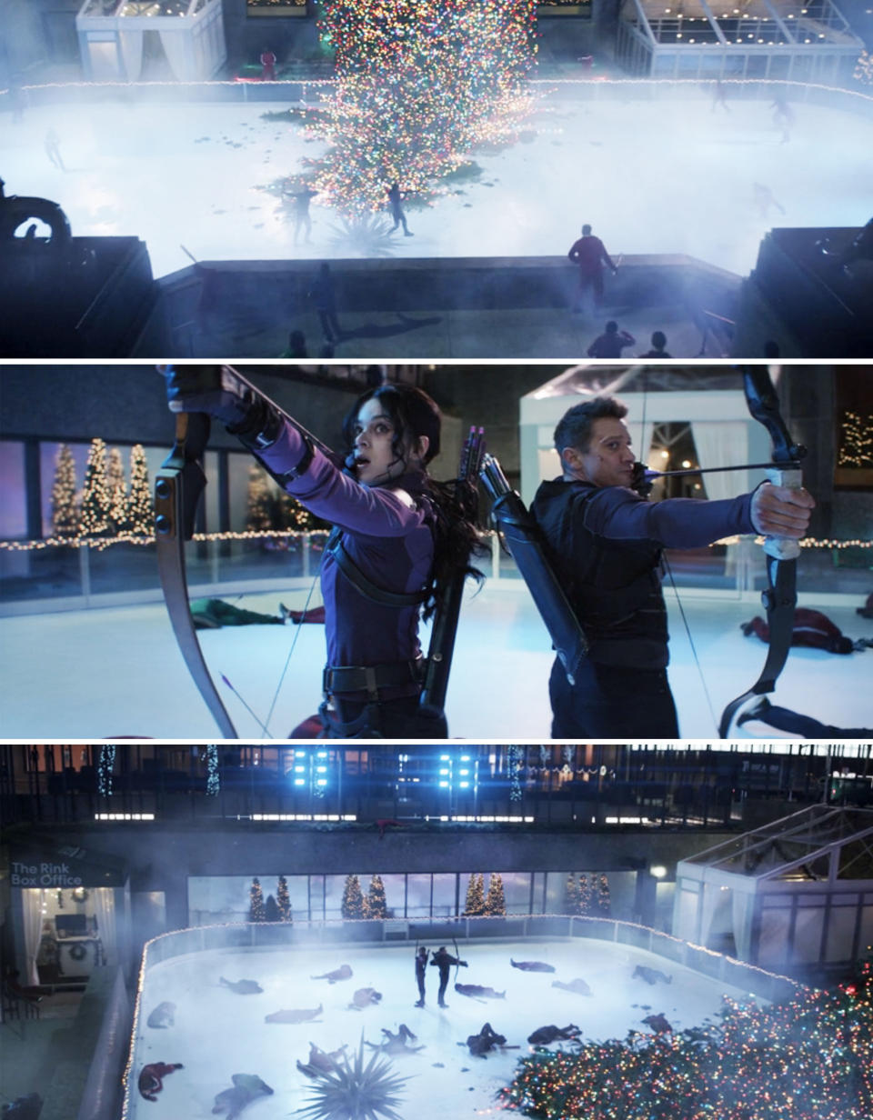 Screenshots from "Hawkeye"