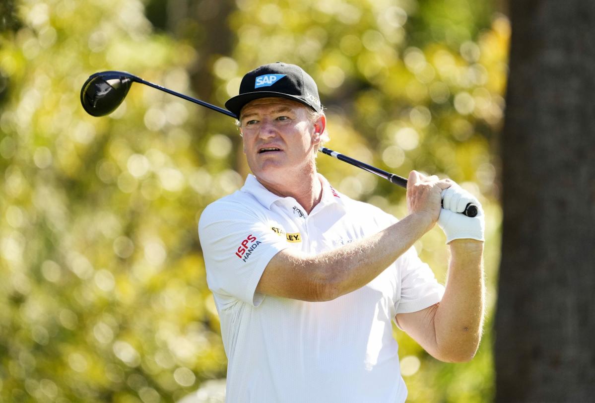 After switching driver head and shaft, Ernie Els shoots 63 to open Charles Schwab Cup Championship