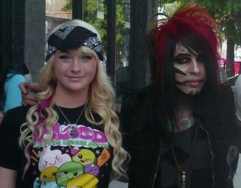 Tye Burns, one of Torres' alleged victims, is pictured with the singer in Arizona in May 2012. (Photo: )