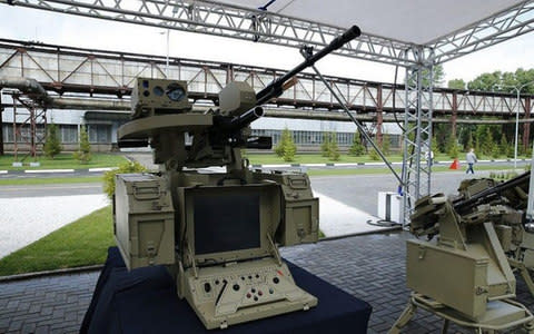 Kalashnikov has announced a 'fully automated combat module based on neural network technologies that enable it to identify targets and make decisions' - Credit: Kalashnikov group