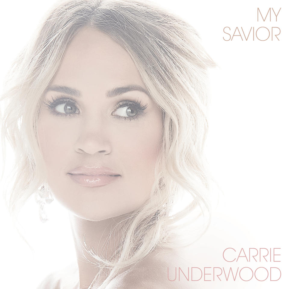 This image released by Capitol Nashville shows "My Savior" by Carrie Underwood, released Friday, March 26. (Joseph Llanes/Capitol Nashville via AP)