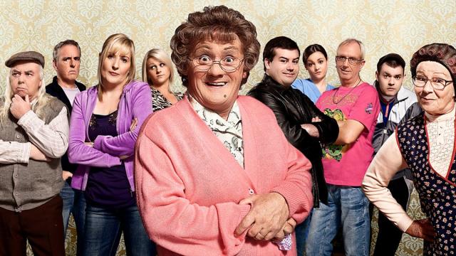 Mrs Brown's Boys is filmed in Ireland and stars many of Brendan O'Carroll's own family. (BBC)