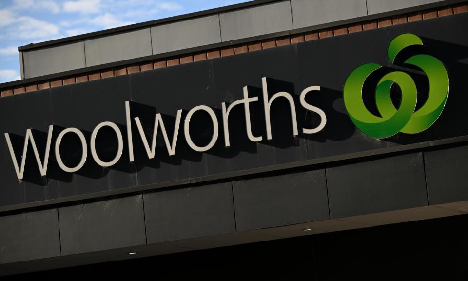 <span>Woolworths stores in parts of Queensland have experienced delays in getting stock into stores due to a ‘terrible IT problem’.</span><span>Photograph: Joel Carrett/AAP</span>