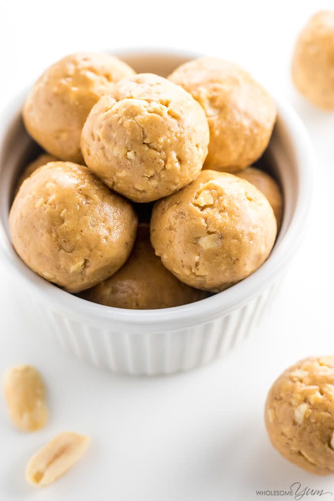 Keto Peanut Butter Protein Balls