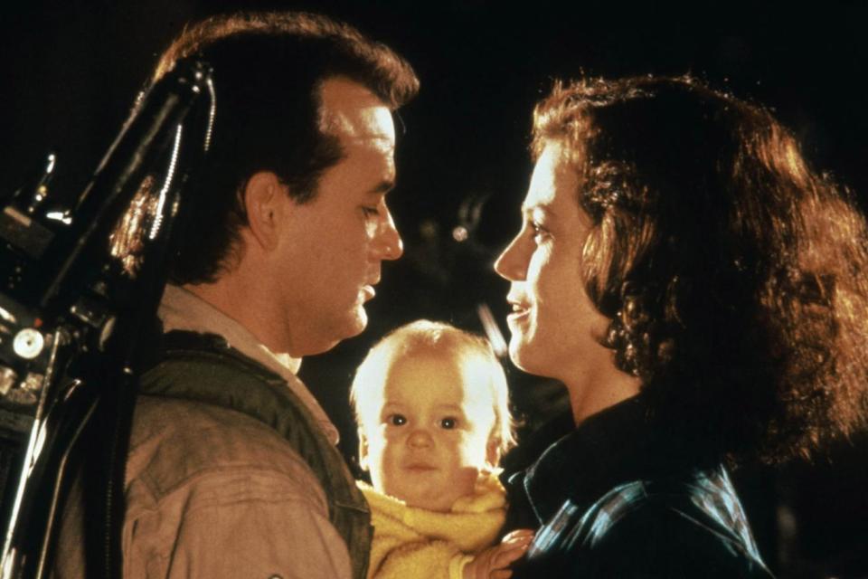 Child star: Hank starred as Dana Barrett (Sigourney Weaver)'s son, Oscar, in Ghostbusters II, alongside Bill Murray as Peter Venkman Columbia Pictures