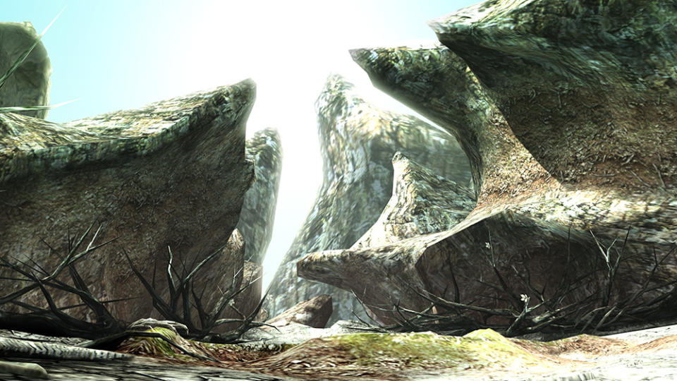 You can climb up rocks and then jump off and hit monsters really hard. Assuming you can get those controls to work.