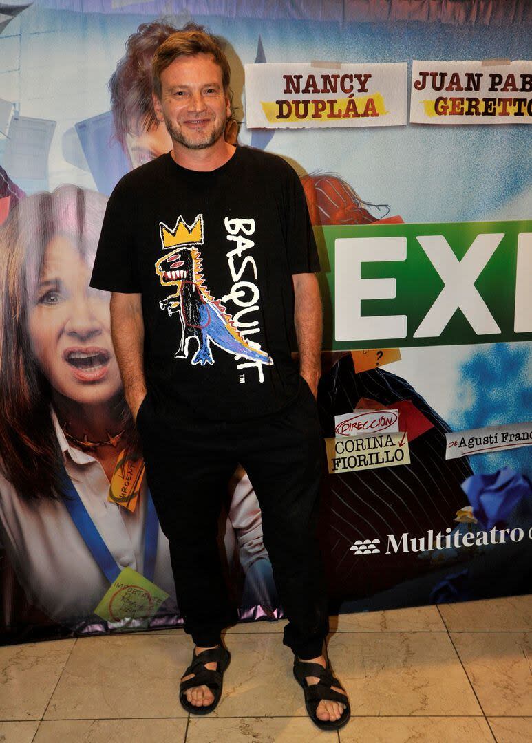 El actor y director Guillermo Pfening también fue al Multiteatro a ver Exit