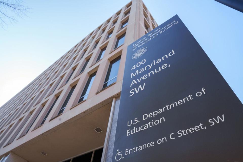 PHOTO: The US Department of Education February 9, 2024, in Washington, DC. (J. David Ake/Getty Images)