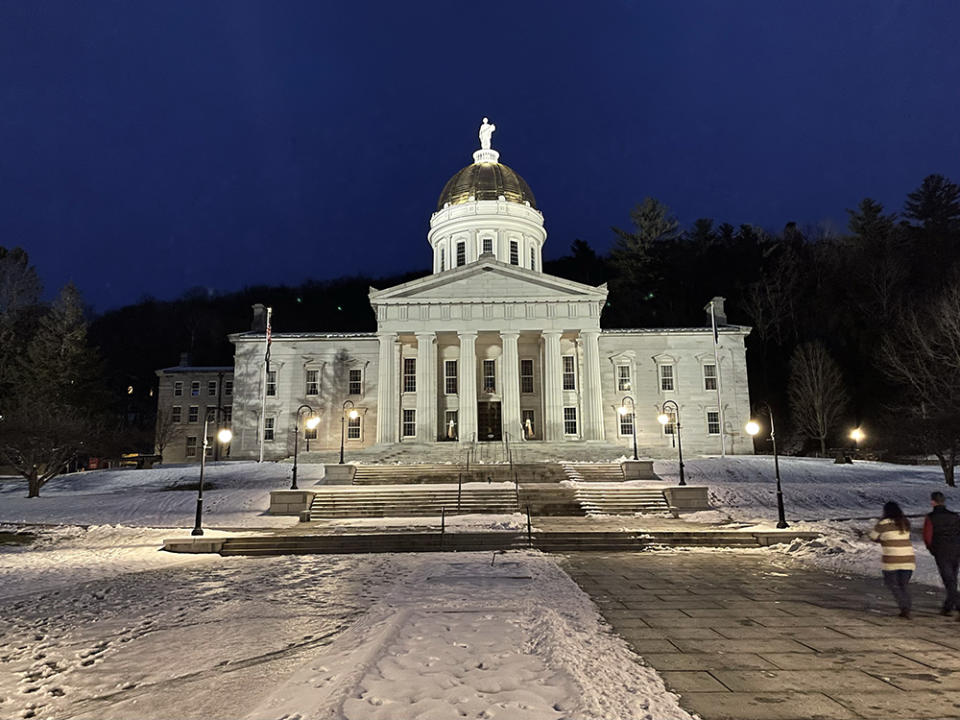 The Vermont state capitol building in Montpelier. (Asher Lehrer-Small)