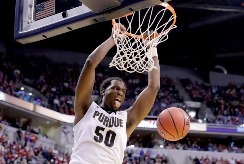 All-American Caleb Swanigan has five days to decide whether to return to Purdue or not. (Getty)