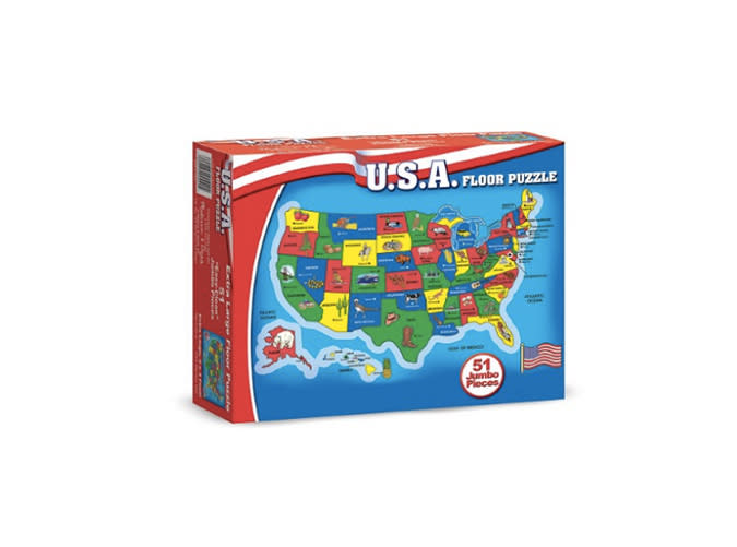 Giant U.S. Map Floor Puzzle