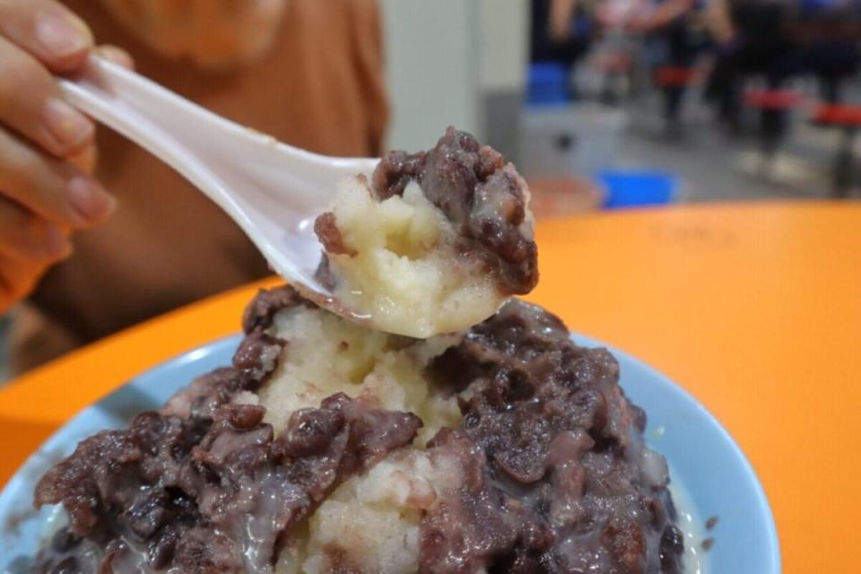 jin jin dessert - red bean combi