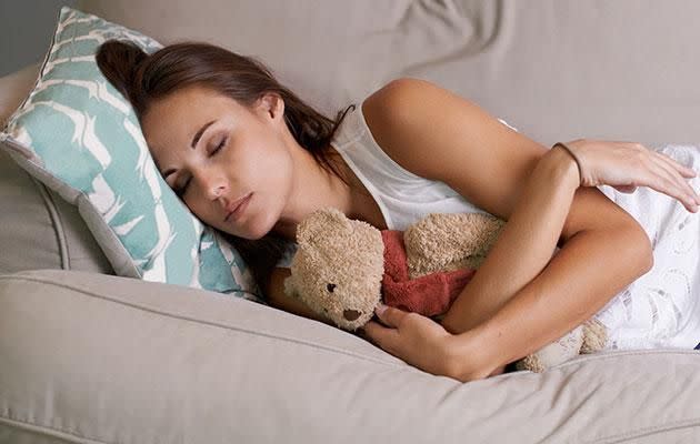 Christopher came home to find the babysitter asleep (stock shot). Photo: Getty