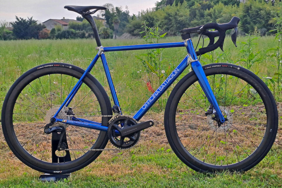 Battaglin Palladio, new Cromovelato For You steel road bike , outside