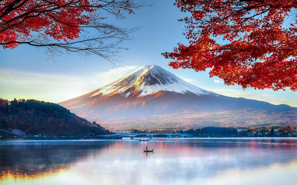 Mount Fuji in Autumn, Japan