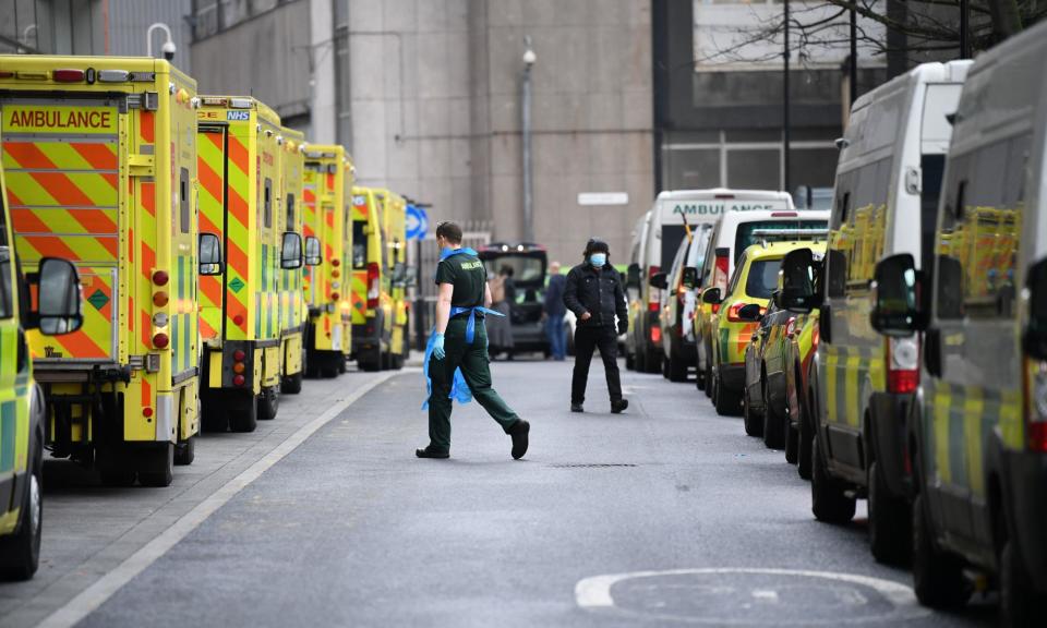 <span>Growing NHS waiting lists mean more and more people inactive because of health problems.</span><span>Photograph: Stefan Rousseau/PA</span>