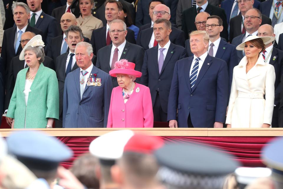 Donald Trump Commemorates D-Day Alongside the Queen and Prince Charles