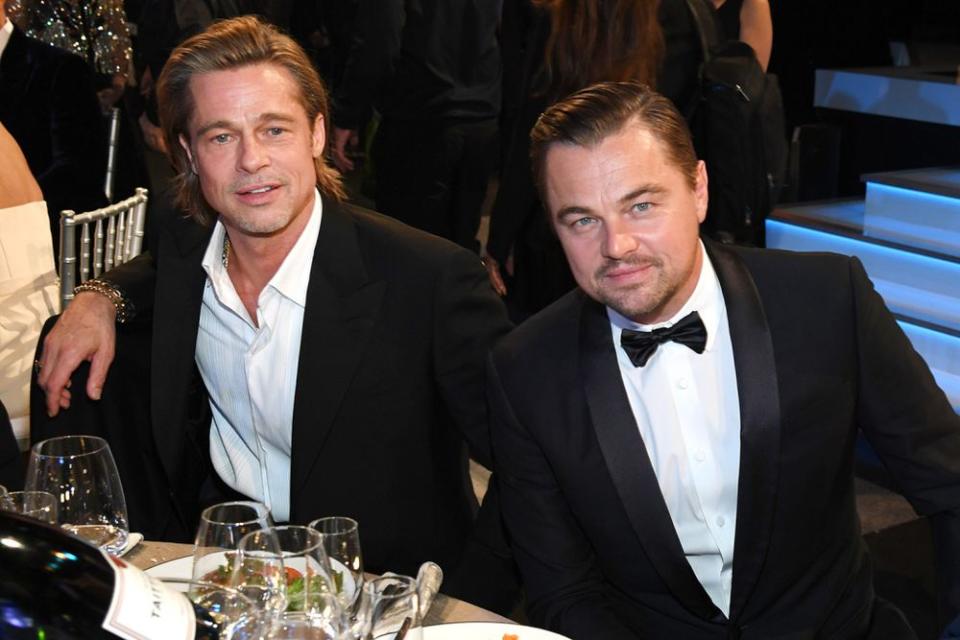 Brad Pitt and Leonardo DiCaprio | Kevin Mazur/Getty