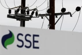 File photo dated 21/07/11 of an SSE logo at the SSE Training Centre in Perth as the energy giant said it was on course to pump up profits to ?1.54 billion this year and increase payouts to shareholders, two months after announcing a sharp hike in customer tariffs. PRESS ASSOCIATION Photo. Issue date: Thursday January 23, 2014. The announcement is likely to spark fresh anger following Labour calls for a cap on household gas and electricity bills as incomes continue to be squeezed. SSE, which trades as Southern Electric, Swalec and Scottish Hydro, raised tariffs by an average of 8.2% from November, blaming Government green levies as well as rising network costs and wholesale energy prices. See PA story CITY SSE. Photo credit should read: Andrew Milligan/PA Wire