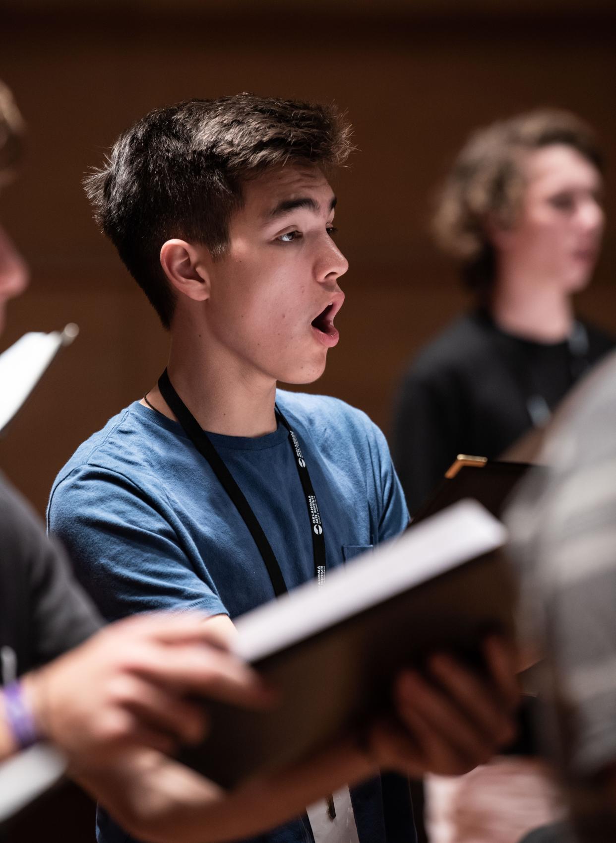 OSAI Chorus Student Luis Tovar.