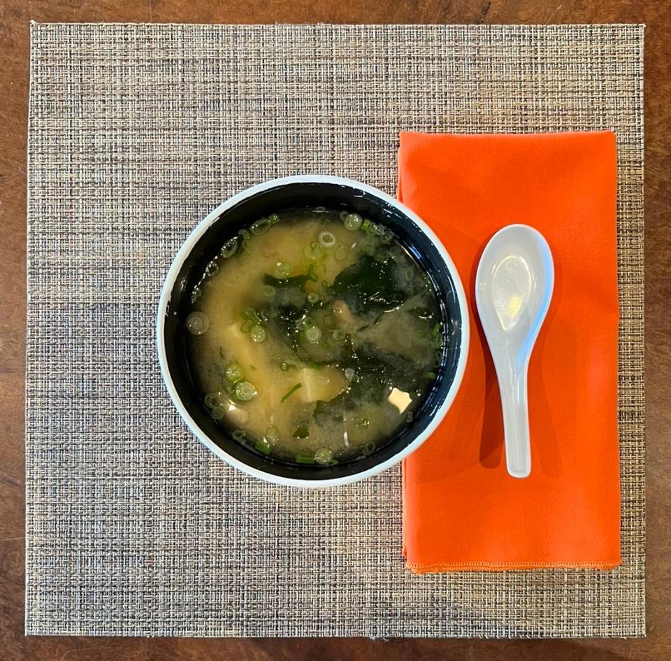 Authentic miso soup from Taka in Asbury Park.