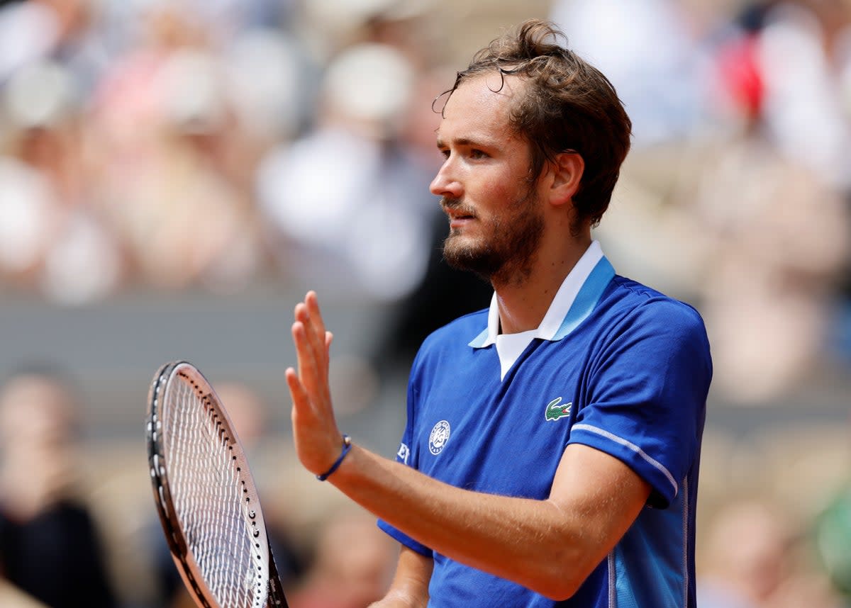 Daniil Medvedev is through to the fourth round (Jean-Francois Badias/AP) (AP)