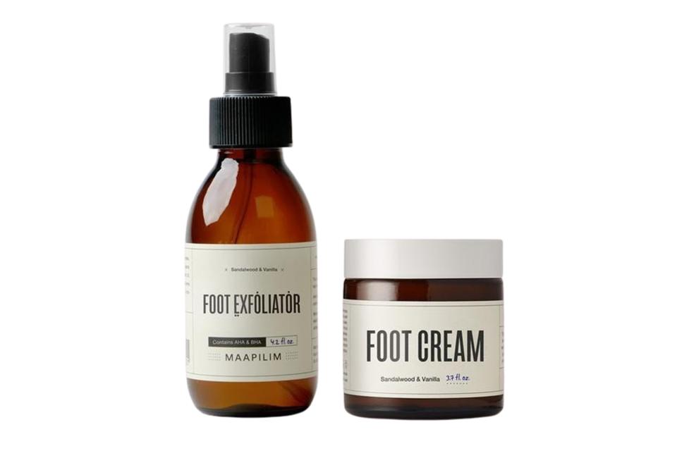 Maapilim foot exfoliator and cream duo (was $53, now 25% off)