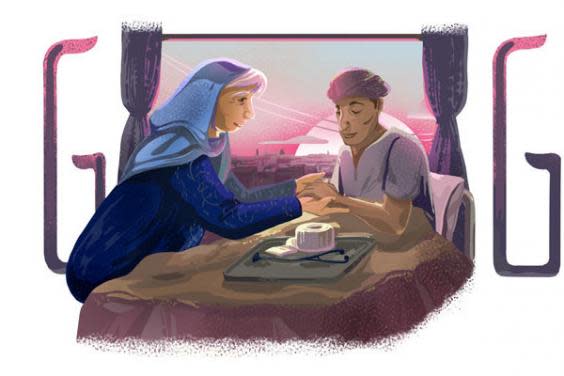 Dr Ruth Pfau is honoured in a Google Doodle on what would have been her 90th birthday