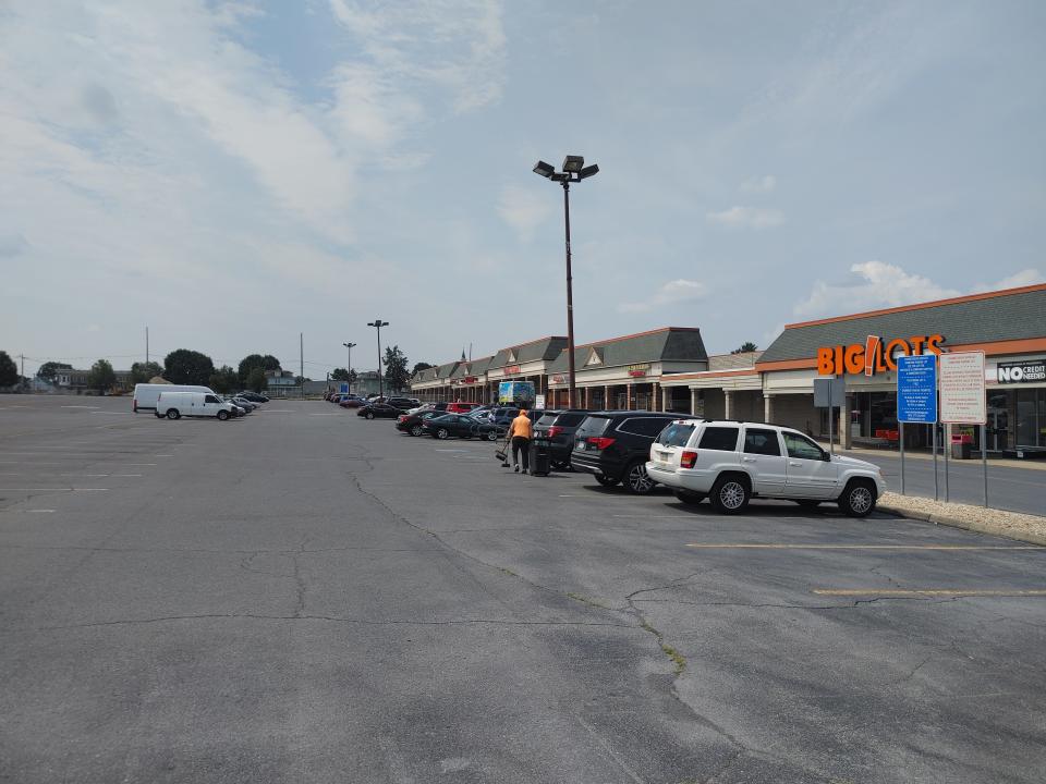 Southgate Shopping Center looked different on Friday, July 7, 2023, following the recent demolition of the former Gold's Gym building at the center's southern end.