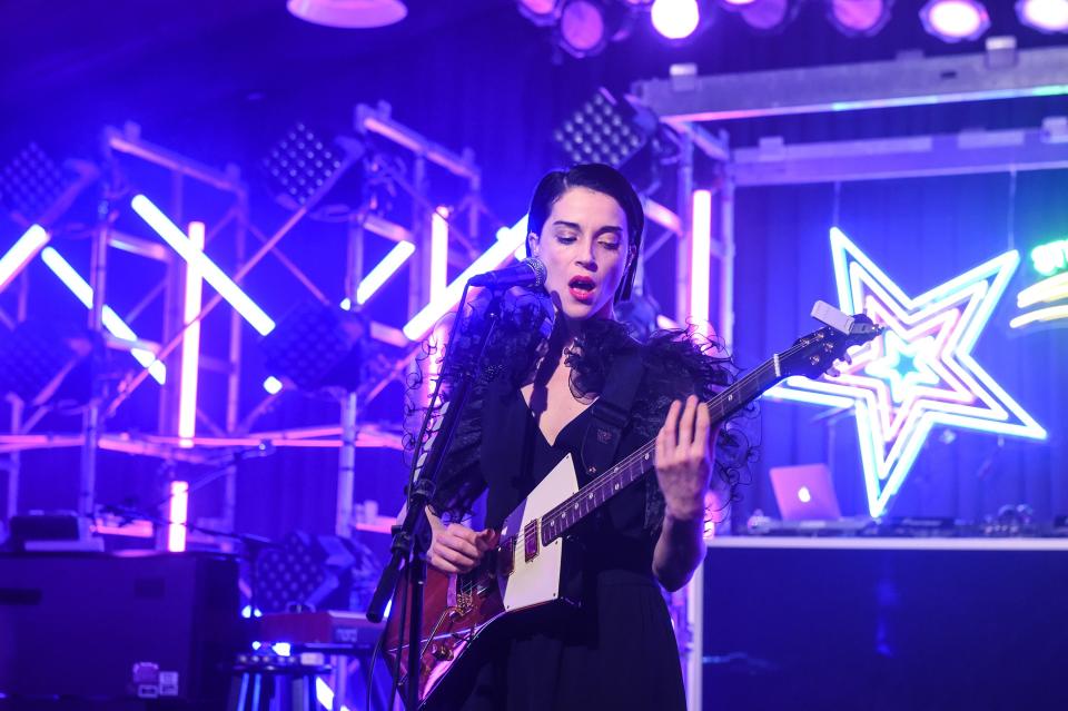 St. Vincent performing