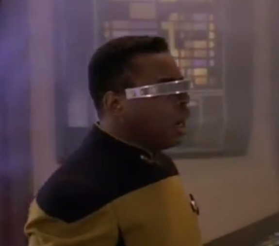 Devices like the "VISOR" worn by Star Trek character Geordi La Forge aren't too far from tomorrow's wearable technologies.