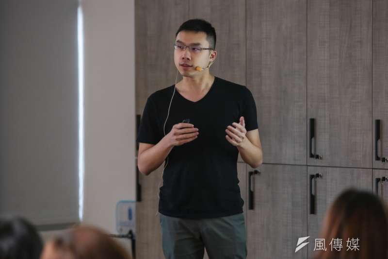 20181019-實義分析資料科學家吳沛燊19日出席「DATA DRIVES 汽車產業數據產品發表會」。（顏麟宇攝）